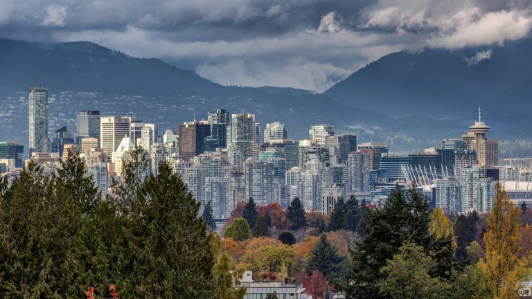 Vancouver city skyline