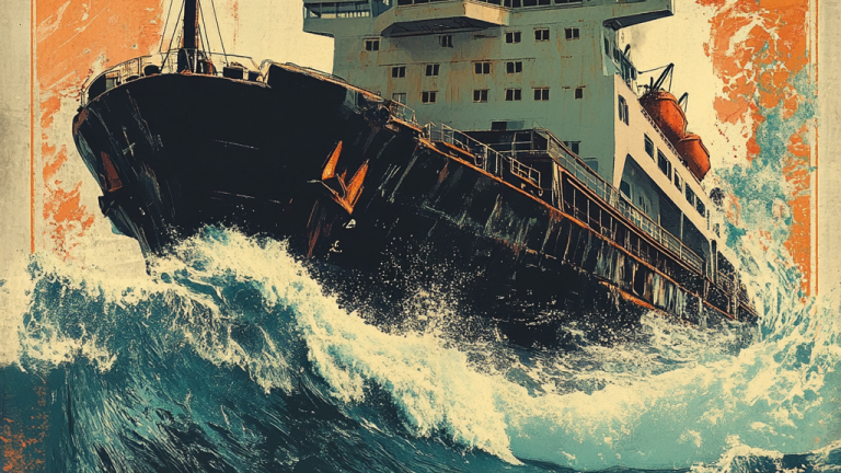 International freight ship